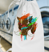 Watercolor Boar Laundry Bag - Beyond T-shirts